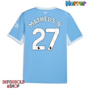 Manchester City Matheus Nunes #27 Hjemmebanetrøje 2026-27 Kort ærmer Manchester City Matheus Nunes #27 Hjemmebanetrøje 2026-27 Kort ærmer